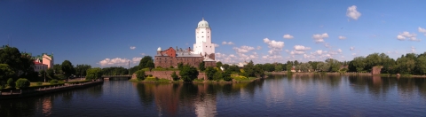 Панорама Выборга (вид на замок)